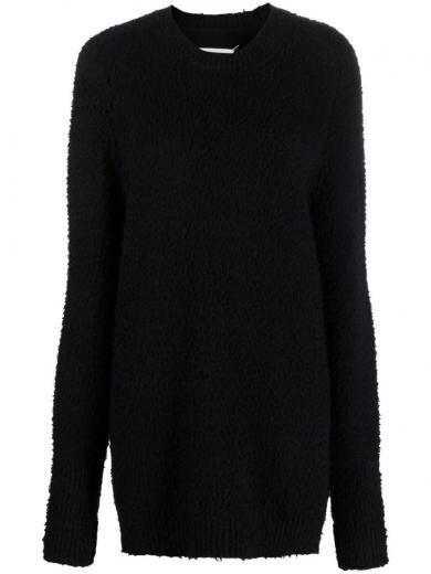 black black wool jumper