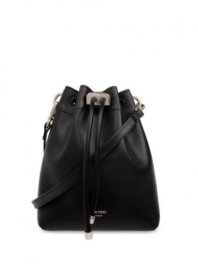 black bon bon mini bucket bag