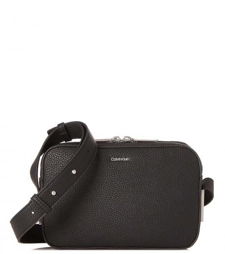 black camera small crossbody bag