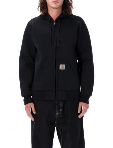 black car-lux hooded jacket