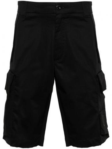 black cargo shorts