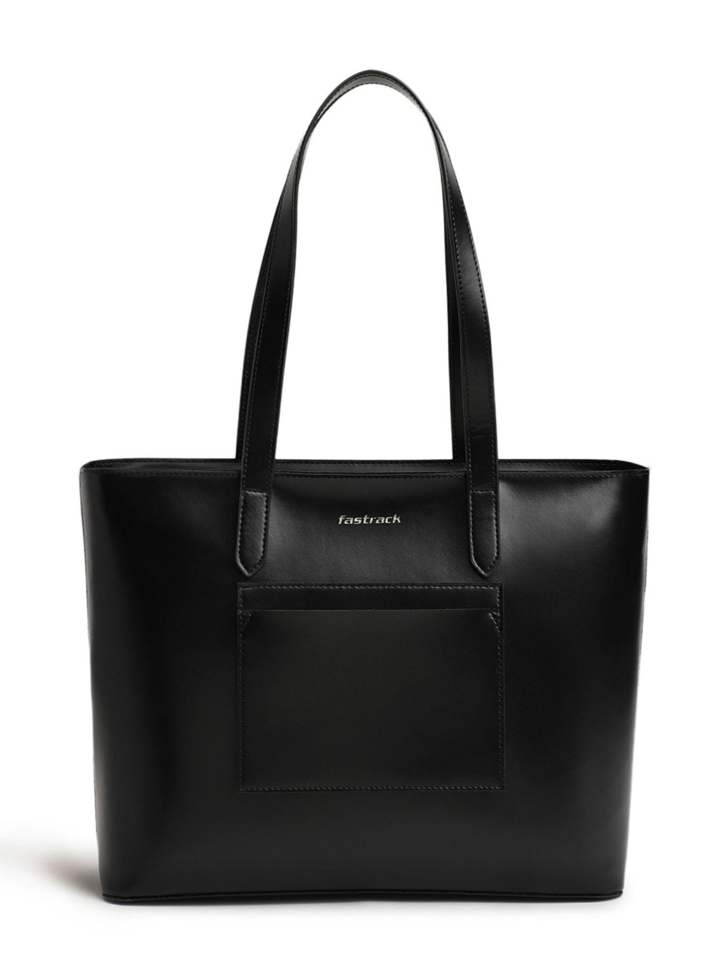 black chic tote bag for women