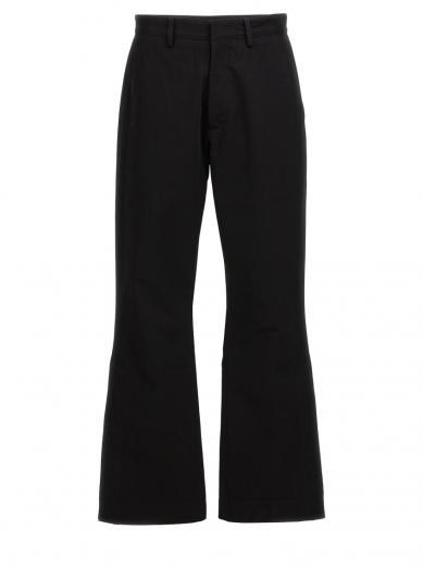 black chino flare pants