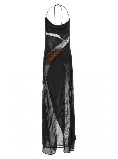 black clichy dress