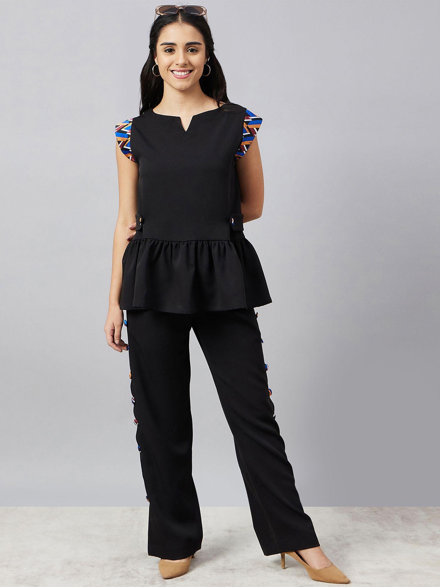 black co-ord (set of 2)