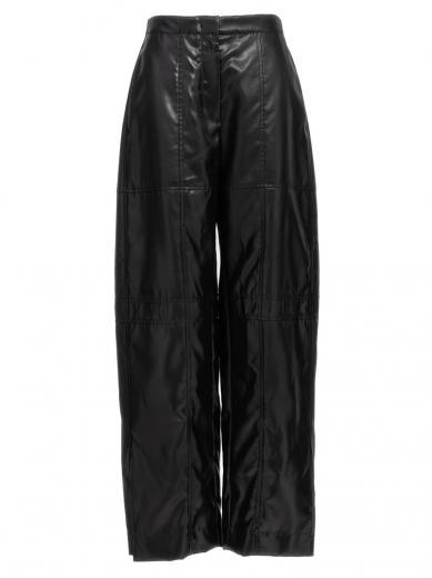 black coated pants