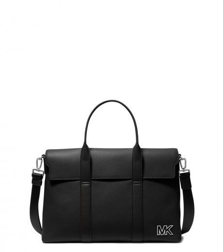 black cooper large briefcase bag