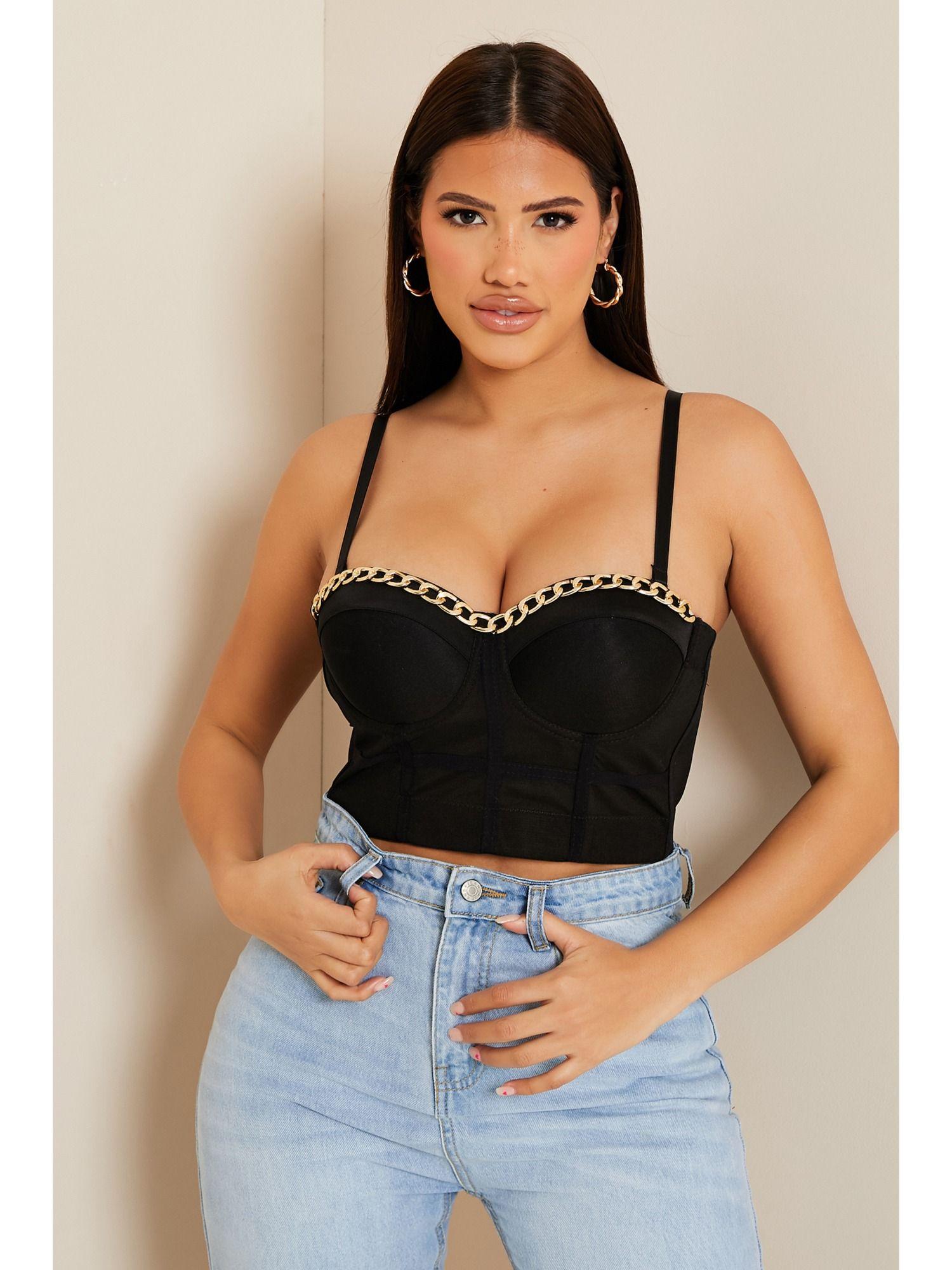 black corset top