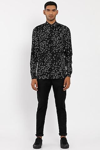 black cotton cole shirt