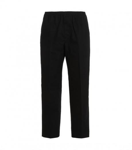 black cotton pants