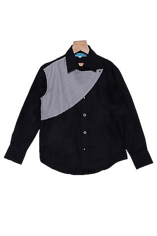 black cotton shirt for boys