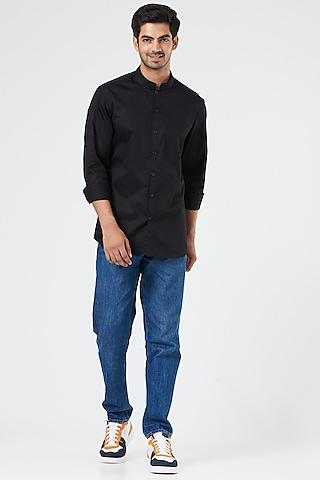 black cotton shirt