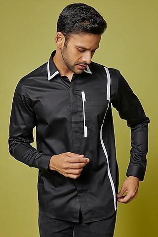 black cotton shirt