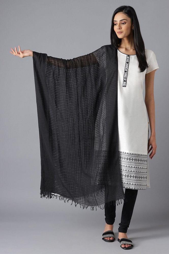 black cotton south dupatta