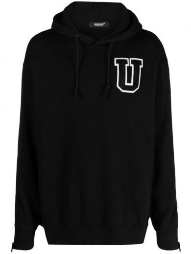 black cotton sweatshirt