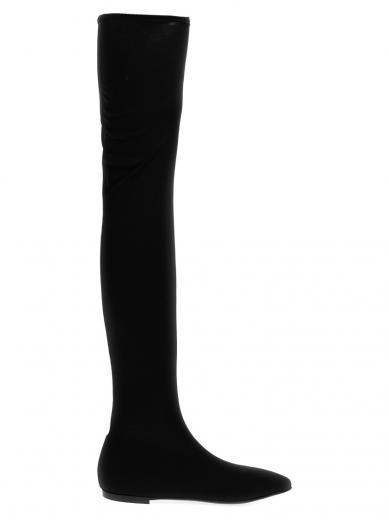 black cuissard jersey boots