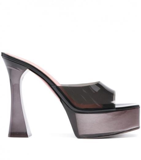 black dalida heels