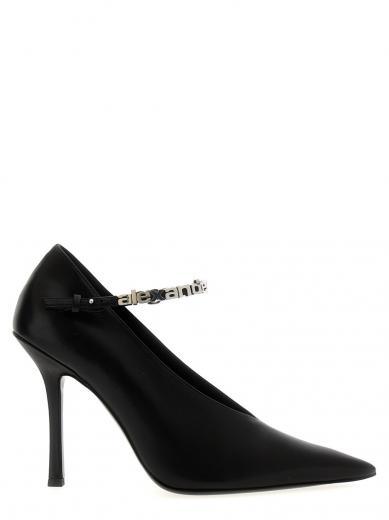 black delphine pumps