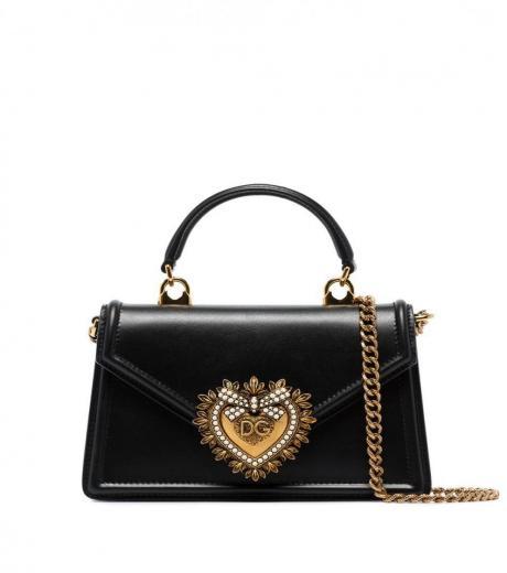 black devotion small leather handbag