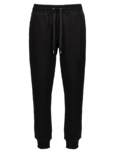 black dg essential pants