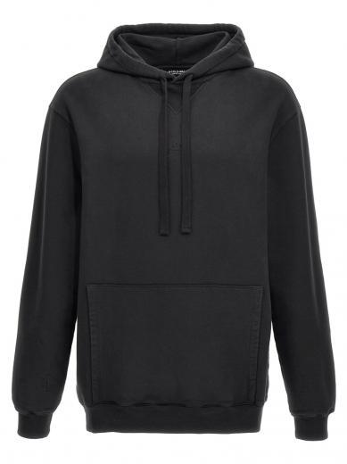 black essential hoodie