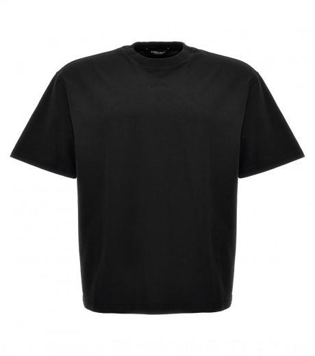 black essential logo t-shirt