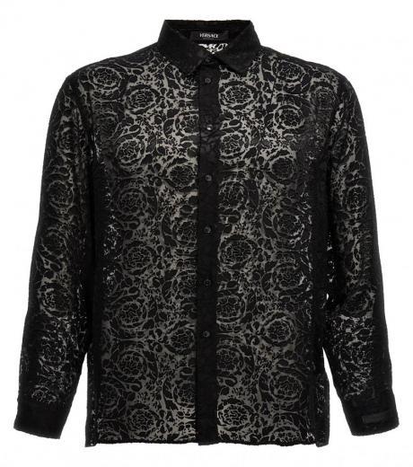 black evening shirt