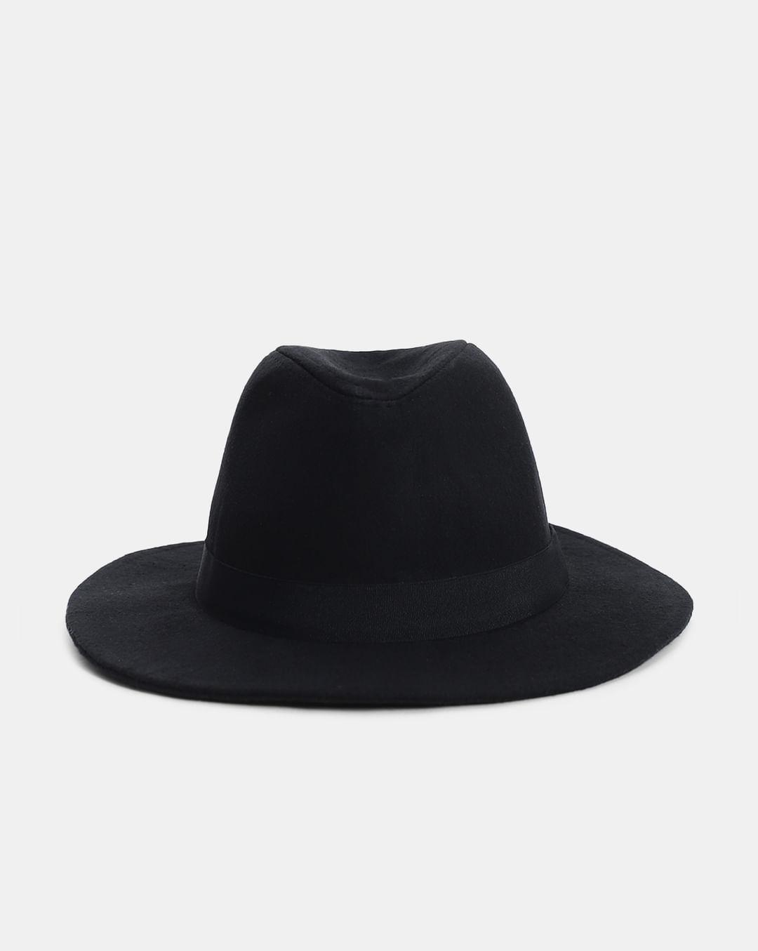 black fedora hat