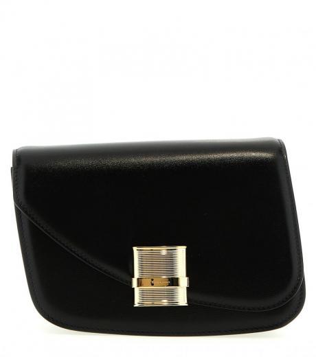 black fiamma small shoulder bag