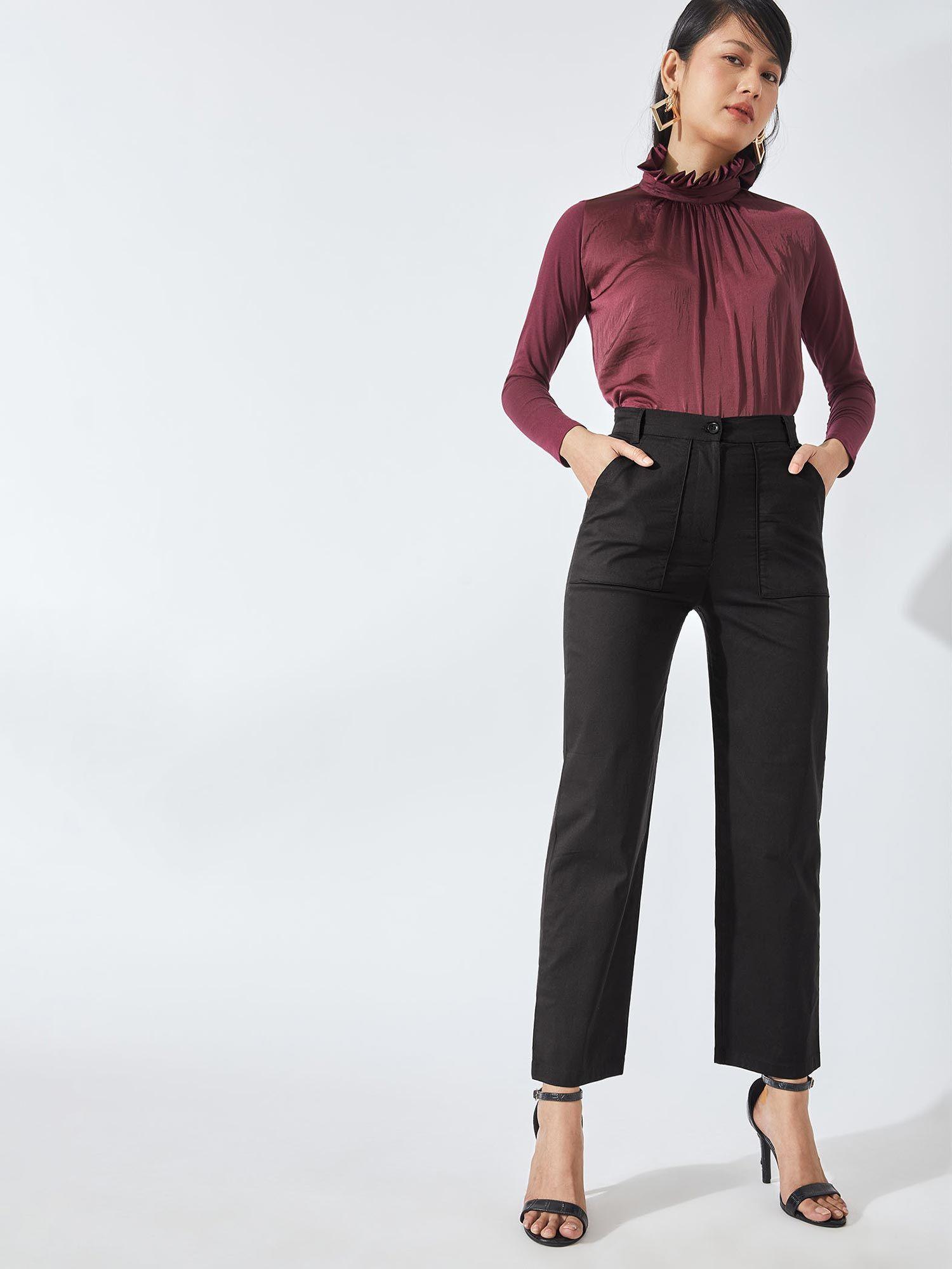 black flare pants