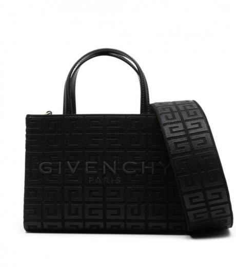 black g-tote satchel bag