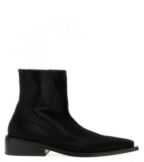 black gessetto ankle boots