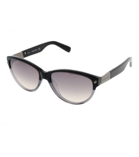 black gradient cat eye sunglasses