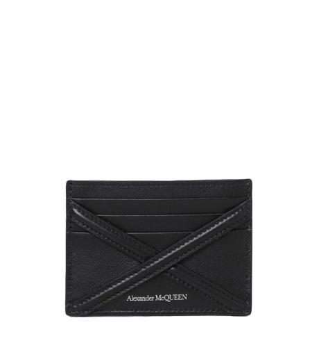 black harness cardholder