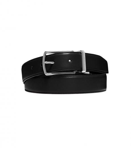 black harness cut to size reversible belt