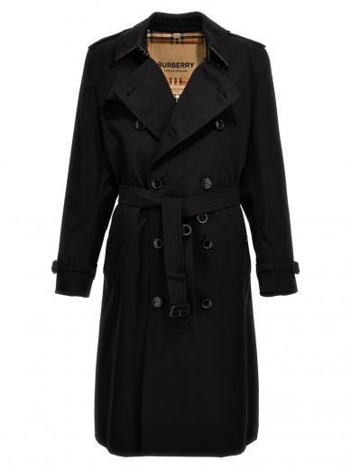 black heritage kensington trench coat