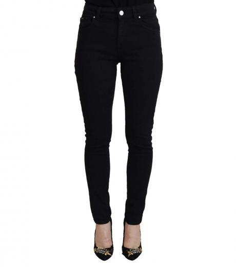 black high waist jeans