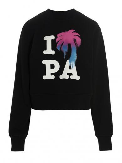 black i love pa sweatshirt