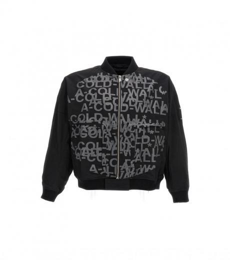 black imprint bomber jacket