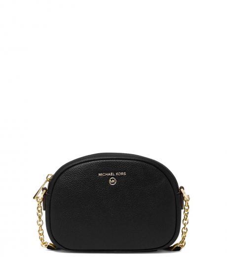 black jet set charm mini crossbody bag