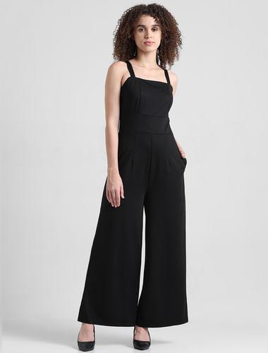 black jumpsuit