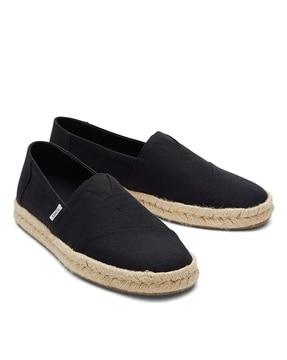 black jute wrap espadrilles