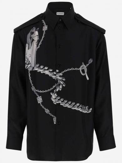 black knight hardware-print shirt