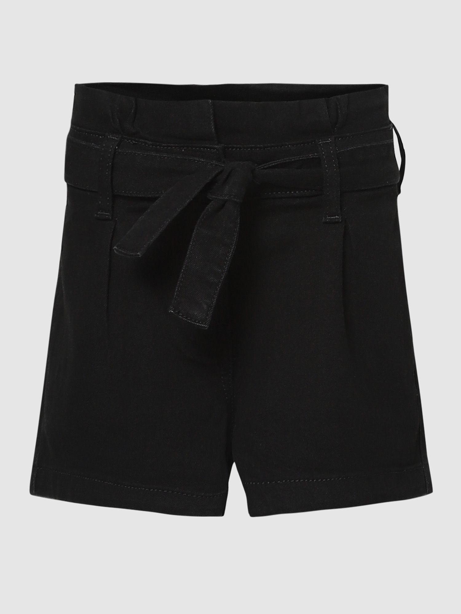 black konspice shorts denim