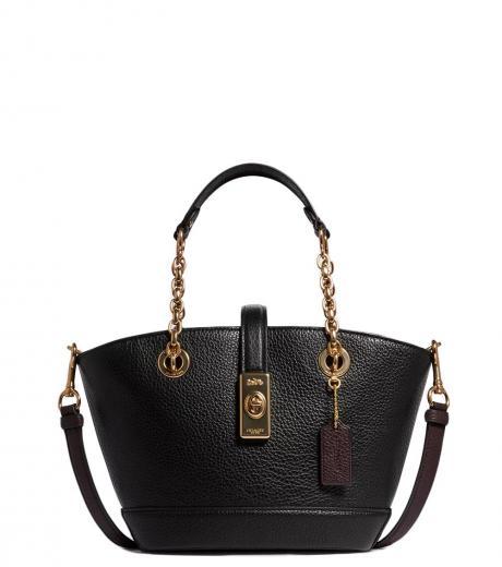 black lane mini bucket bag