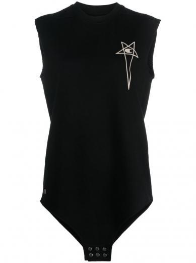 black logo bodysuit