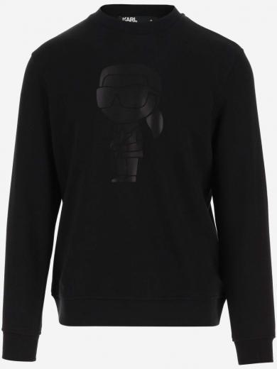 black logo detail sweatshirt