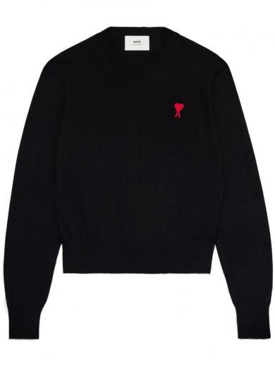 black logo embriodered sweater