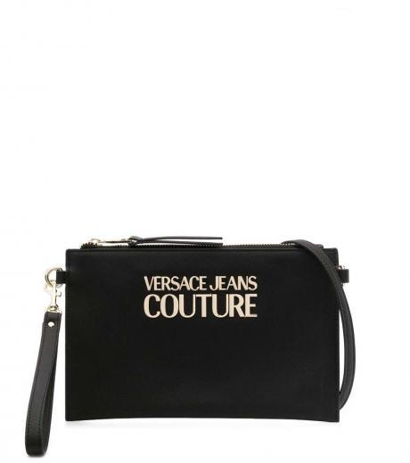 black logo medium crossbody bag