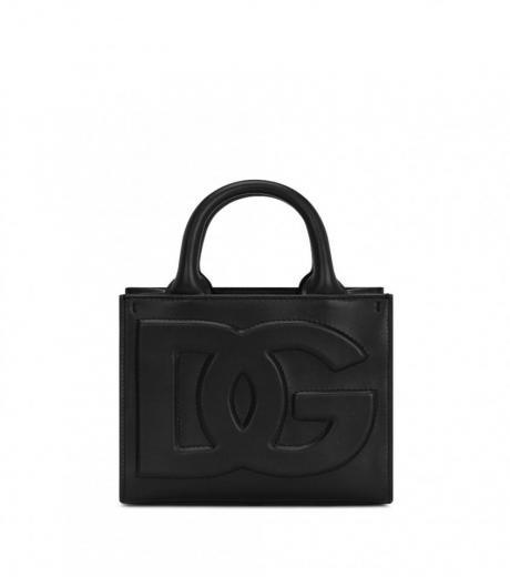 black logo mini satchel bag